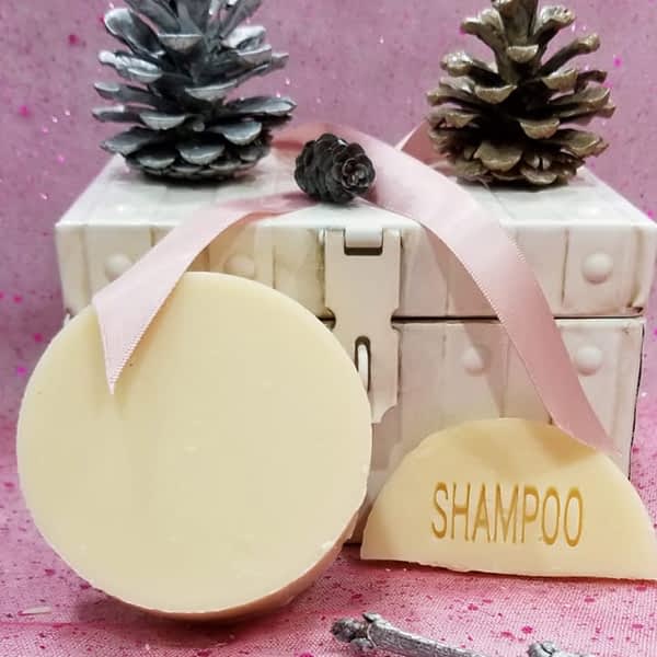 natural shampoo bar with Sweet Almond Oil and Jojoba Seed Oil from Biovibez Soapery and More Hamilton ON
